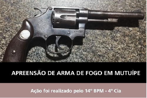 Homem é detido com arma em Mutuípe