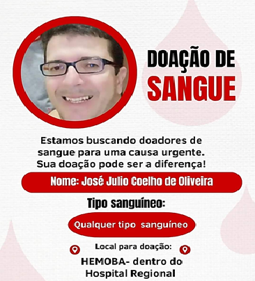 Jovem que sofreu acidente na BR 101 necessita de doação de sangue