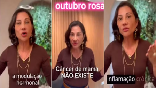 Médica é processada por alegar que câncer de mama não existe