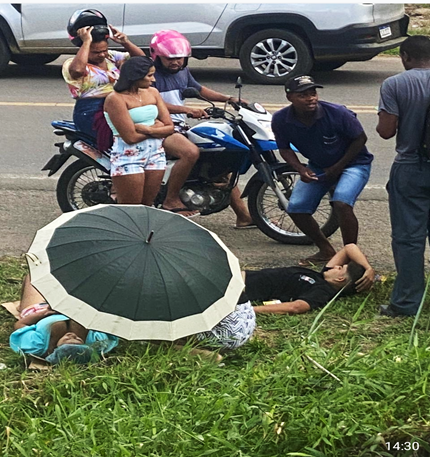 Motos colidem na BA 046 em Santo Antônio de Jesus