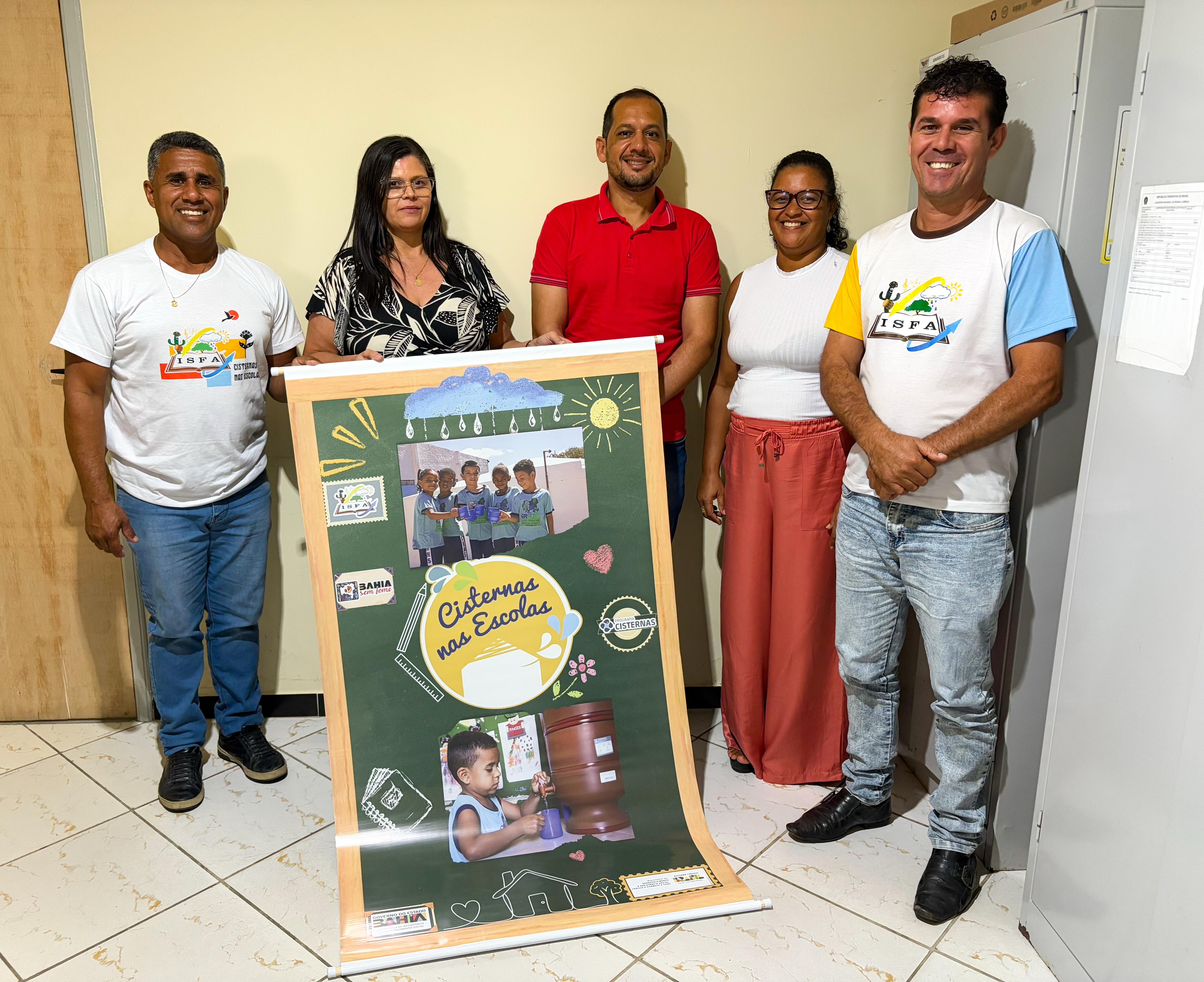 Projeto Cisternas nas Escolas é apresentado à Secretaria de Educação de Jiquiriçá