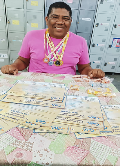Medalhas serão entregues aos  alunos da escola Luís Eduardo Magalhães em Santo A. de Jesus