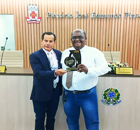 Radialista Djalma Almeida é homenageado na Câmara de vereadores de Santo Antônio de Jesus