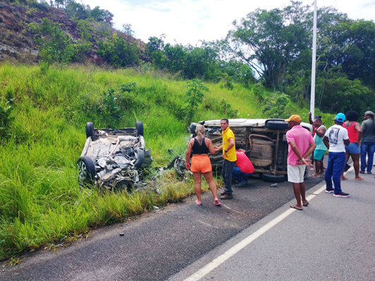 Acidente na Ponte do Funil foi causado por fuga de blitz.