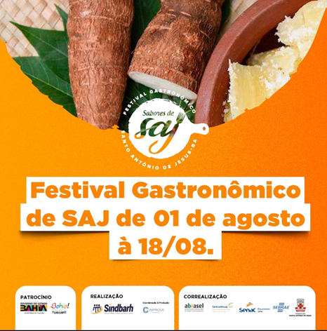Evento gastronômico acontecerá em Santo Antônio de Jesus