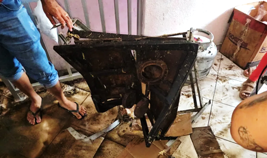 Panela de pressão explode na Av. Beira Rio, em Mutuípe