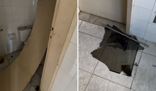 Passageiro surta em ônibus na BR-116 em Milagres, invade delegacia de polícia e danifica unidade