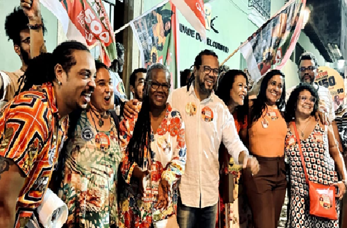 Em evento no Pelourinho, lideranças do movimento negro declaram apoio a Kleber Rosa