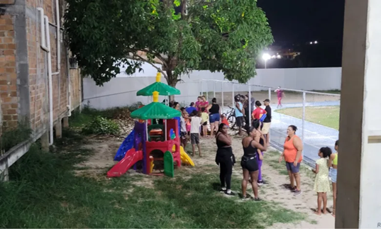 Criança sofre acidente no estádio de Mutuípe