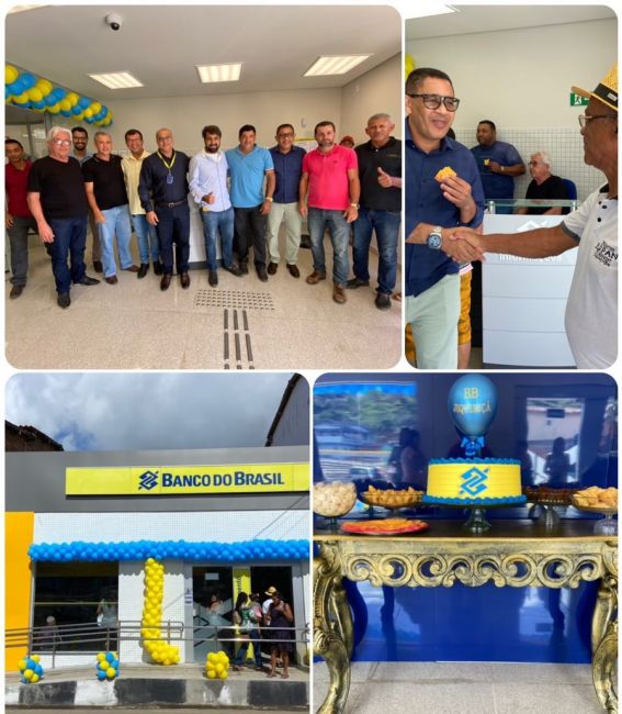 Banco do Brasil é reinaugurado em Jiquiriçá.