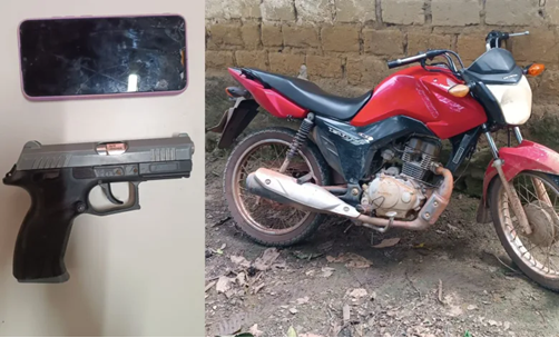PM recupera em Laje motocicleta roubada em Mutuípe; dois suspeitos foram presos