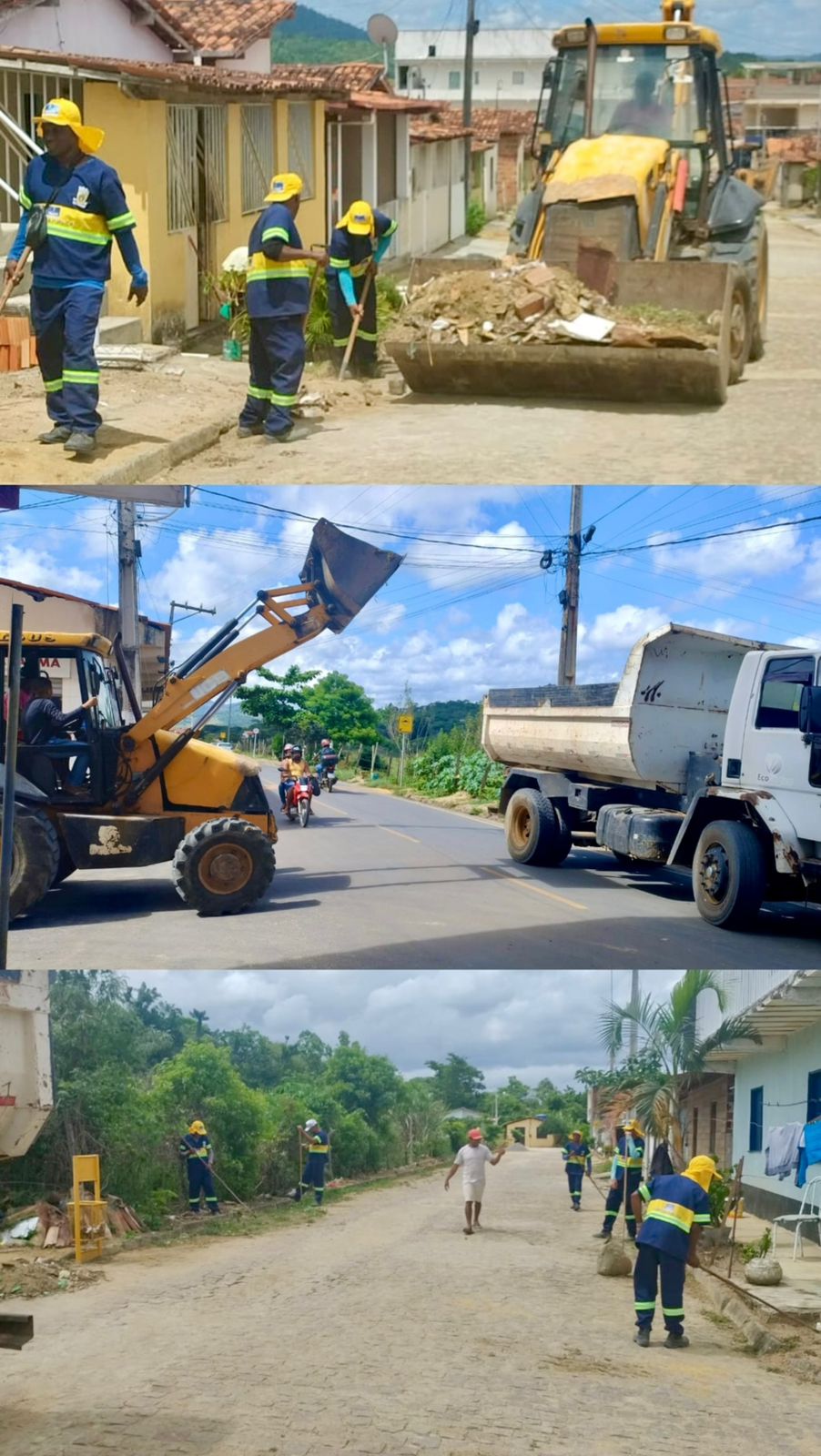 Prefeitura de Jiquiriçá promove melhorias na infraestrutura da zona rural e reforça limpeza urbana