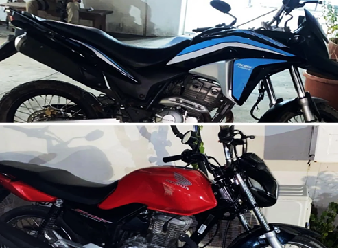 Polícia recupera motocicletas roubadas após confronto com suspeitos em Conceição