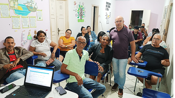 ​Reunião na Casa dos Conselhos de Jiquiriçá discute investimentos no Programa Nacional Aldir Blanc