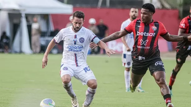 Vitória abre o placar e Bahia empata no 5º Ba-Vi do ano