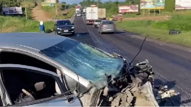 Acidetne envolvem 5 veículos na BR 101